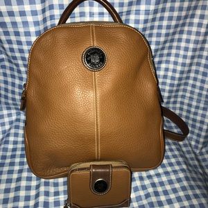 Dooney & Bourke Leather Backpack & Wallet